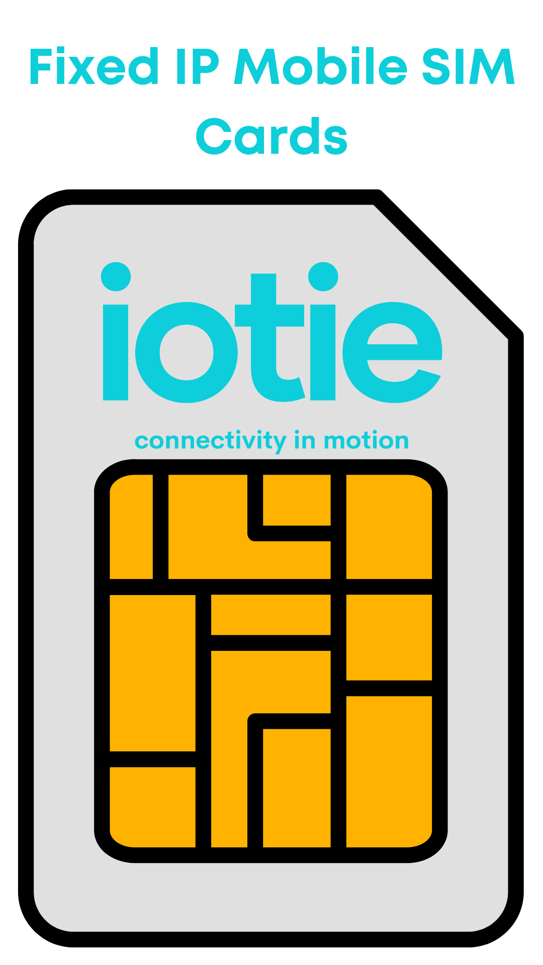 Fixed IP Multi Network International Roaming Mobile SIM Card iotie Connectivity In Motion