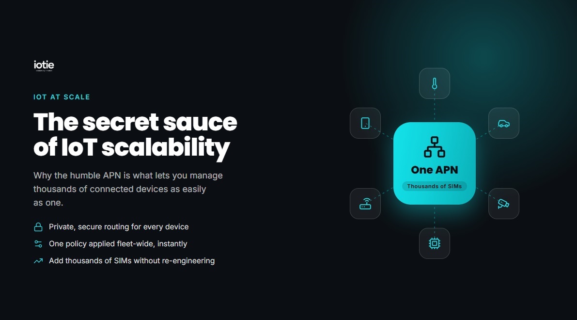 APN the secret dauce to IoT scalability