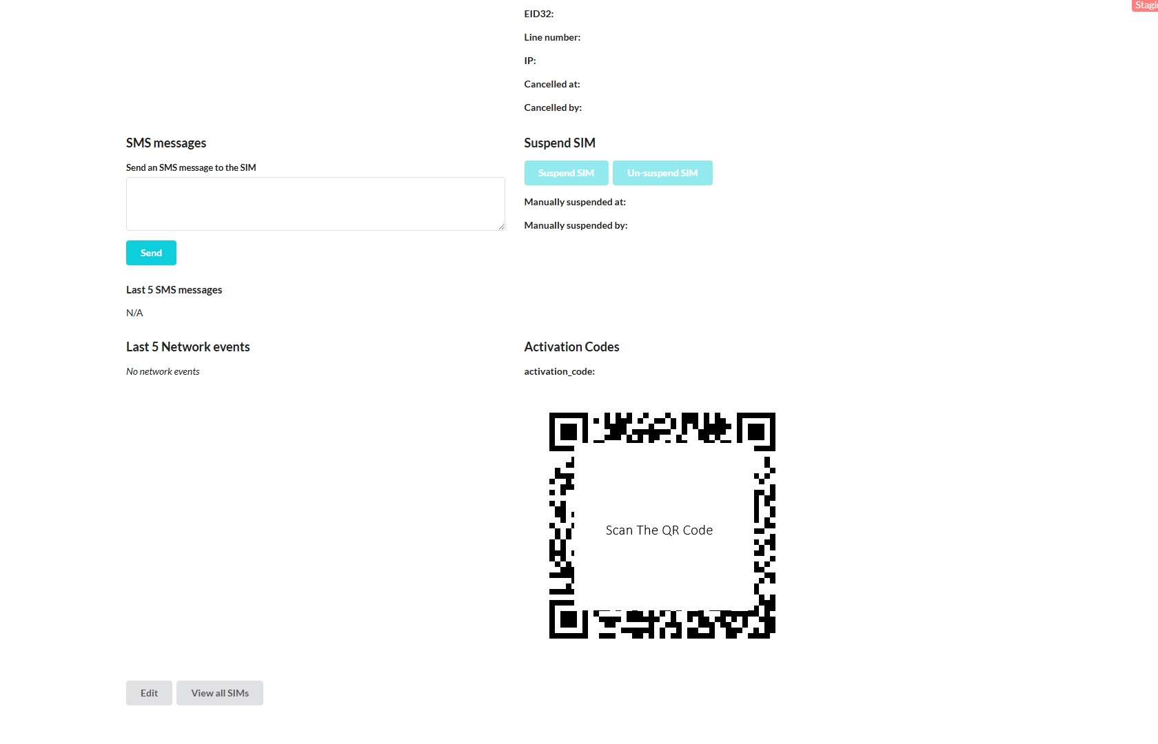 order corporate esim online stage6 scan the qr code