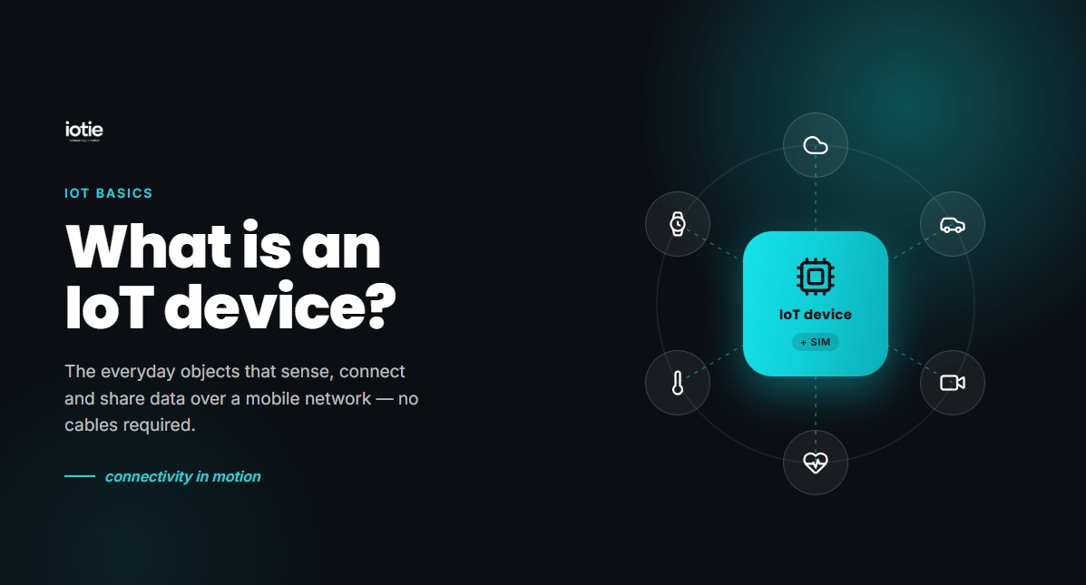 To show what an IoT device is